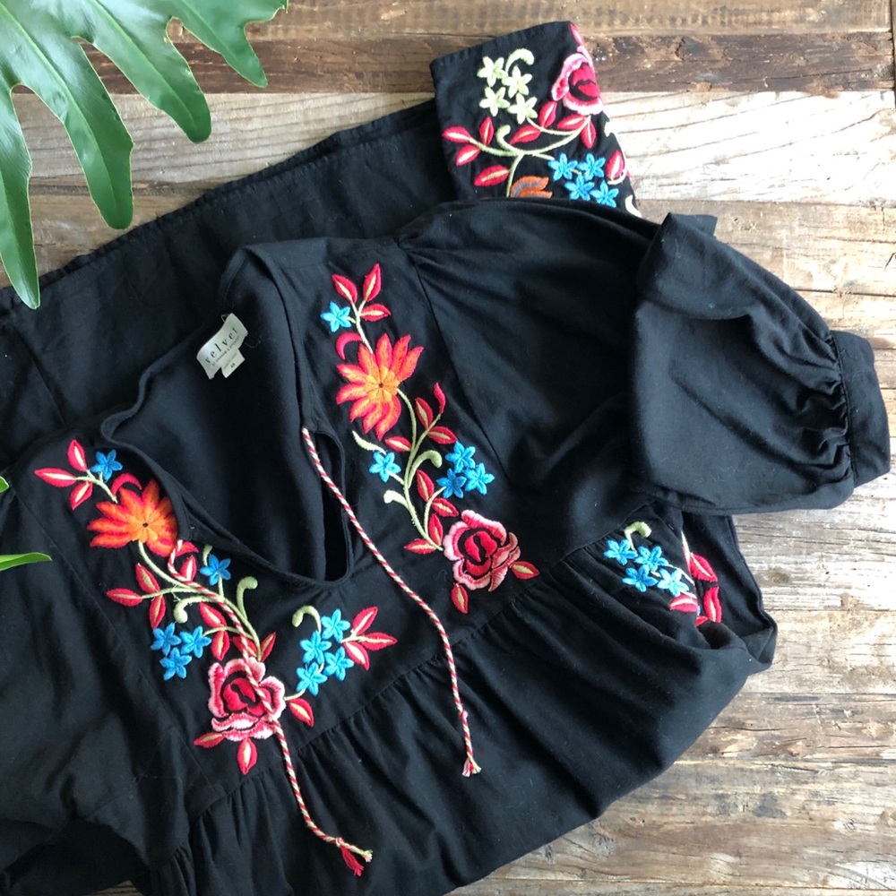 Velvet by Graham & Spencer floral midi dress